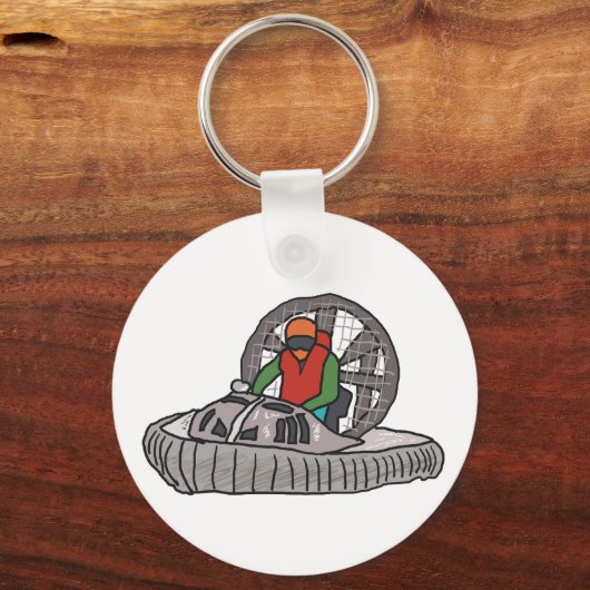 Hovercraft Sleutelhanger (Achterkant)