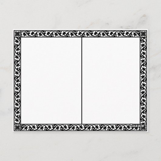 Hoverfly-Briefkaart - Helophilus Briefkaart (Achterkant)