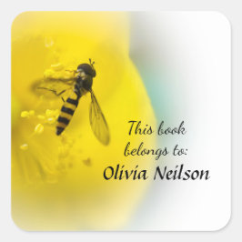 Hoverfly "Dit boek behoort tot" sticker