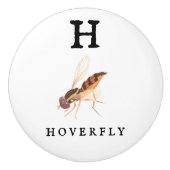 Hoverfly Keramische Knop (Voorkant)
