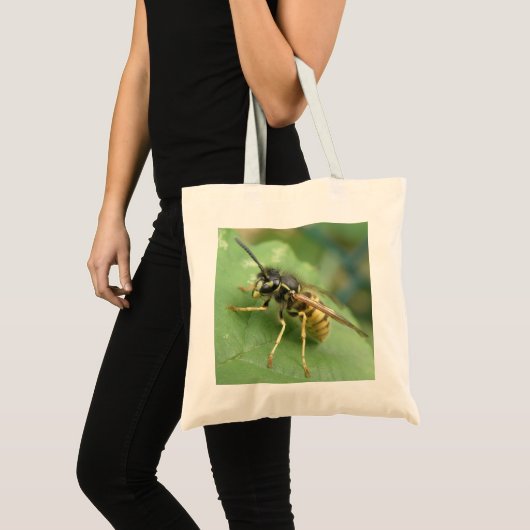 Hoverfly Macro Canvas tas (Voorkant (product))
