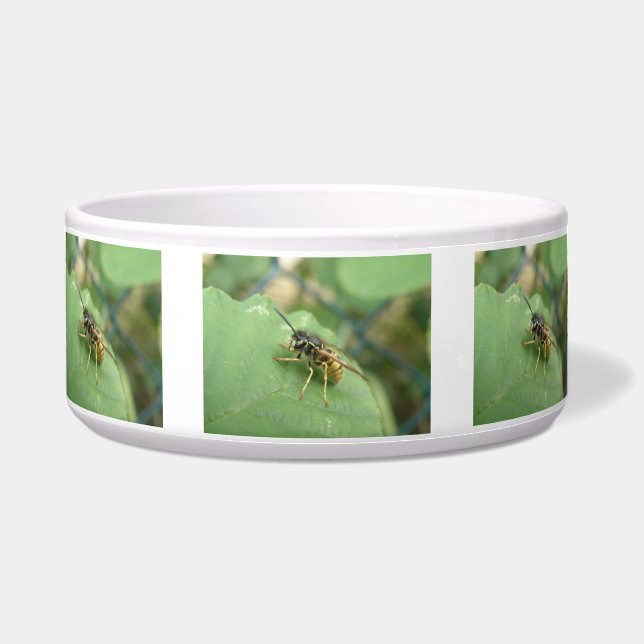 Hoverfly Macro Dog Bowl Voerbakje (Voorkant)