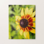 Hoverfly op Rudbeckia Legpuzzel (Verticaal)