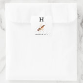 Hoverfly Vierkante Sticker (Tas)