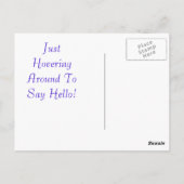 Hovering Briefkaart (Achterkant)