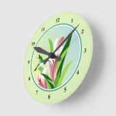 Hovering Humming Bird Ronde Klok (Hoek)