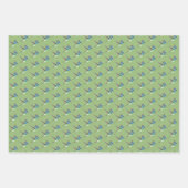 Hovering Jacobin Hummingbird - transp. 3 schoppen. Inpakpapier Vel (Voorkant)