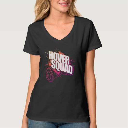 Hoverkant Koolpan Roze Gyro Hoverboard T-shirt (Voorkant)