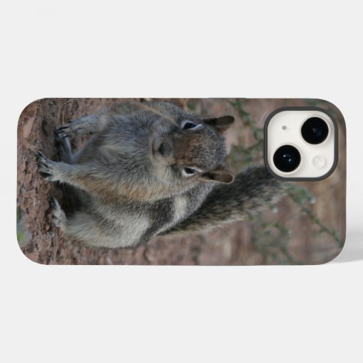 Hovige eekhoorn Case-Mate iPhone case (Achterkant (horizontaal))