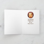 How are you Best Friend Hedgehog Hug Hedgehug Kaart (Binnen)