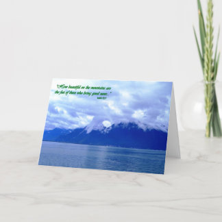 How beautiful on the mountains are the feet of kaart