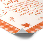 How Big Is Mommy's Belly? Baby Shower Game Poster (Hoek)