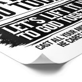 How Can I Pray For You Today Christian Bible Need  Poster (Hoek)