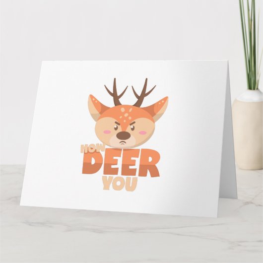 How Deer You  Kaart (Voorkant)