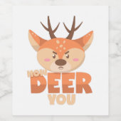 How Deer You  Wijn Etiket (Enkel label)