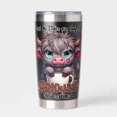 How Do I Take My Coffee? Seriously Very Seriously  Geïsoleerde Drinkbeker (Achterkant)