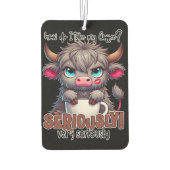 How Do I Take My Coffee? Seriously Very Seriously Luchtverfrisser (Achterkant)