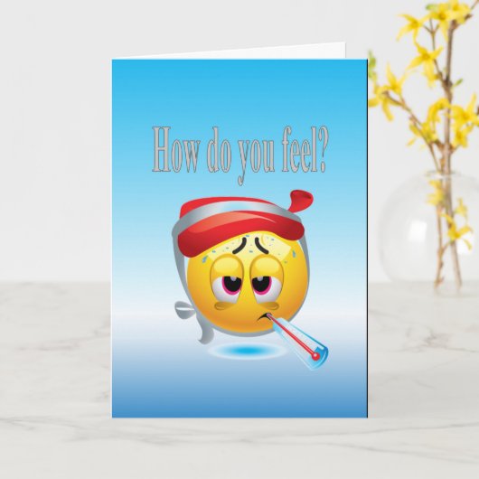 How do you feel? kaart (Gele Bloem)