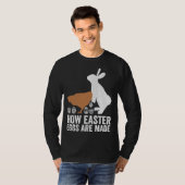 How Easter Eggs Are Made  Chicken Bunny Adult Men  T-shirt (Voorkant volledig)