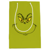How Grinch Stole Christmas Face Medium Cadeauzakje (Voorkant)