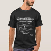 How Gyrocopters Fly A Funny Technical Diagram  T-shirt (Voorkant)