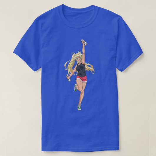 How heavy are the dumbbells you lift Hibiki Sakura T-shirt (Design voorkant)