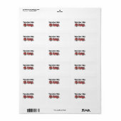 How I Roll (Brandweerwagen) Etiket (Full Sheet)