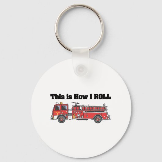 How I Roll (Brandweerwagen) Sleutelhanger (Voorkant)