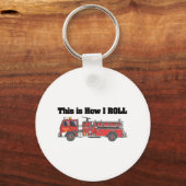 How I Roll (Brandweerwagen) Sleutelhanger (Voorkant)
