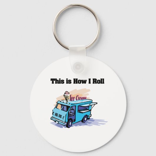 How I Roll (IJscowagen) Sleutelhanger (Voorkant)