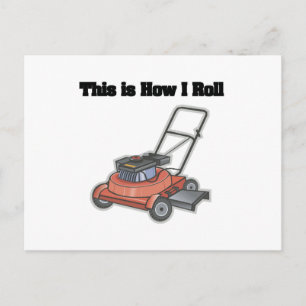 How I Roll (Maaimachine) Briefkaart