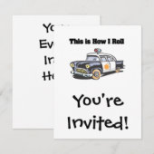 How I Roll (politie/politieauto) Kaart (Voorkant / Achterkant)