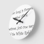 How Long Is Forever Alice Ronde Klok (Hoek)