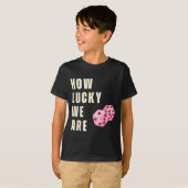 How Lucky We Are Heart Dice Couples Matching Valen T-shirt (Voorkant volledig)