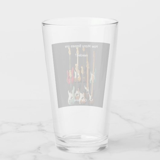 How many Basses are needed Glas (Achterkant)