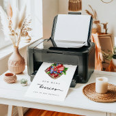 How Many Berries Bridal Shower Guessing Game Sign Poster