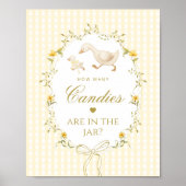 How many candies Silly Goose gender neutral Poster (Voorkant)