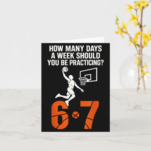 How Many Days A Week Should You Practice 6-7 Baske Kaart (Gele Bloem)