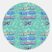 How Many Days A Week Should You Practice Ronde Sticker (Voorkant)