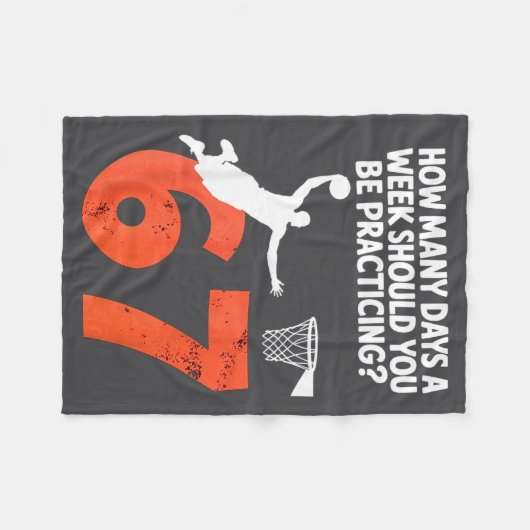 How Many Days Funny 67 Meme Basketball Practicing  Fleece Deken (Voorkant (Horizontaal))