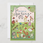 How Many Ladybugs? Garden Animals Baby Shower Game Kaart (Voorkant)