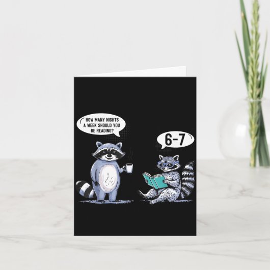 How Many Night A Week Should You 67 Reading Teache Kaart (Voorkant)