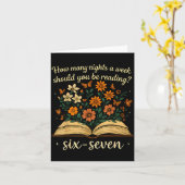 How Many Night A Week Should You Be Reading 67 Mem Kaart (Gele Bloem)