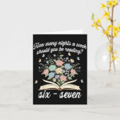 How Many Night A Week Should You Be Reading 67 Mem Kaart (Gele Bloem)