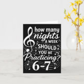 How Many Nights A Week Should You Be Practicing 67 Kaart (Gele Bloem)