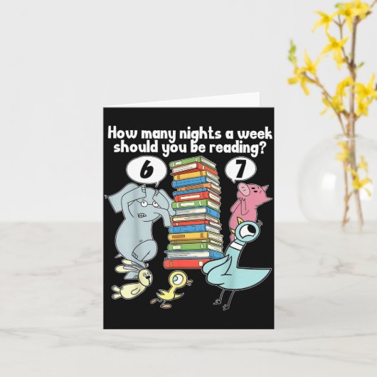 How Many Nights A Week Should You Be Reading_ 6–7 Kaart (Gele Bloem)