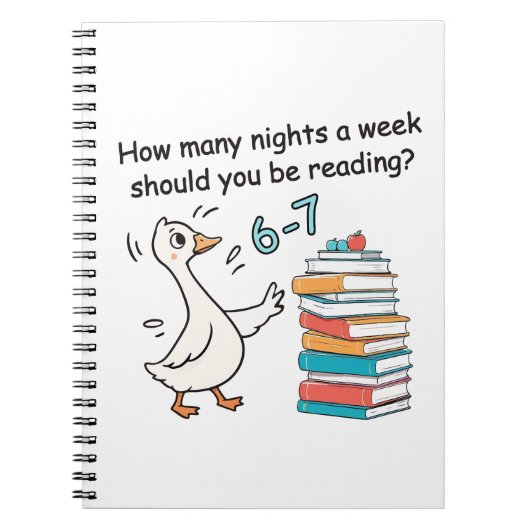 How Many Nights a Week Should You Be Reading 6-7 Notitieboek (Voorkant)