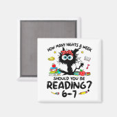 How Many Nights A Week Should You Be Reading 6–7 T Magneet (Voorkant / Achterkant)