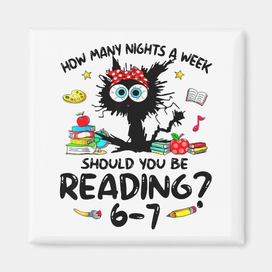 How Many Nights A Week Should You Be Reading 6–7 T Magneet (Voorkant)