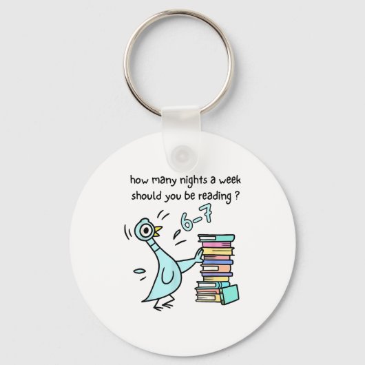 How Many Nights A Week Should You Be Reading 6-7 T Sleutelhanger (Voorkant)